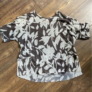 Floral print top from Loft